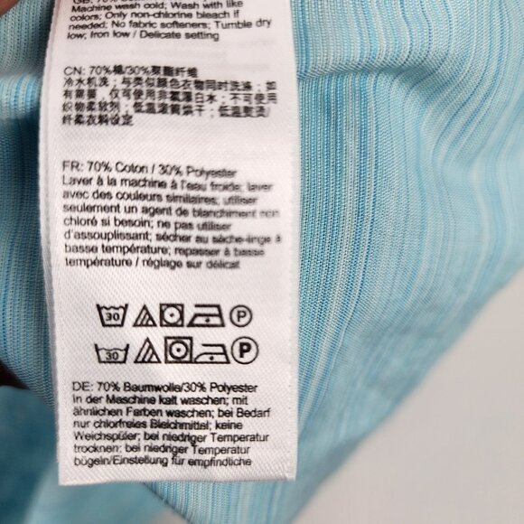 EX-OFFICIO Mens Large Blue Stripe Made to Adventure L/S Button Up - Picture 7 of 7